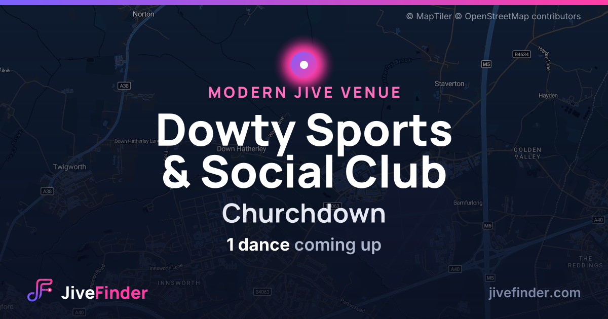 Modern Jive venue at Churchdown, Dowty Sports & Social Club — 1 dance coming up