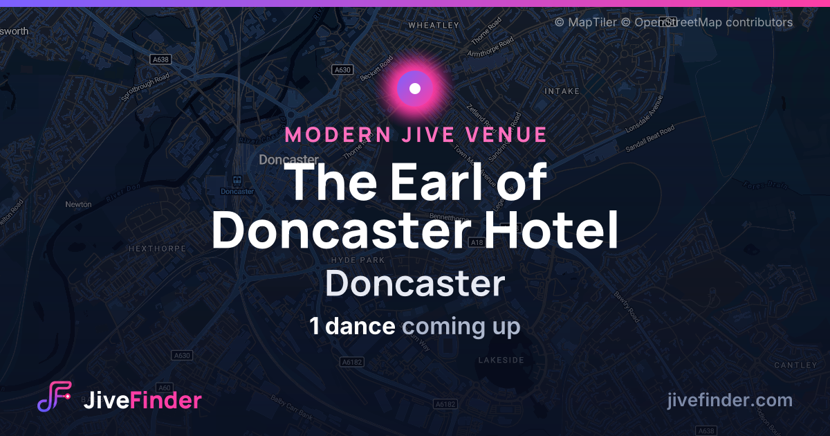 Modern Jive venue at Doncaster, The Earl of Doncaster Hotel — 1 dance coming up