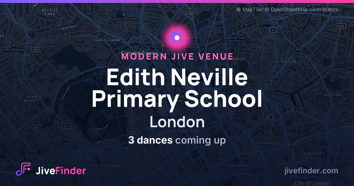 Modern Jive venue at London, Edith Neville Primary School — 3 dances coming up
