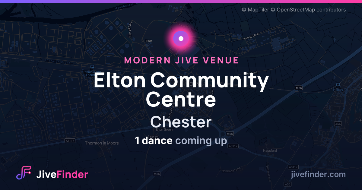 Modern Jive venue at Chester, Elton Community Centre — 1 dance coming up