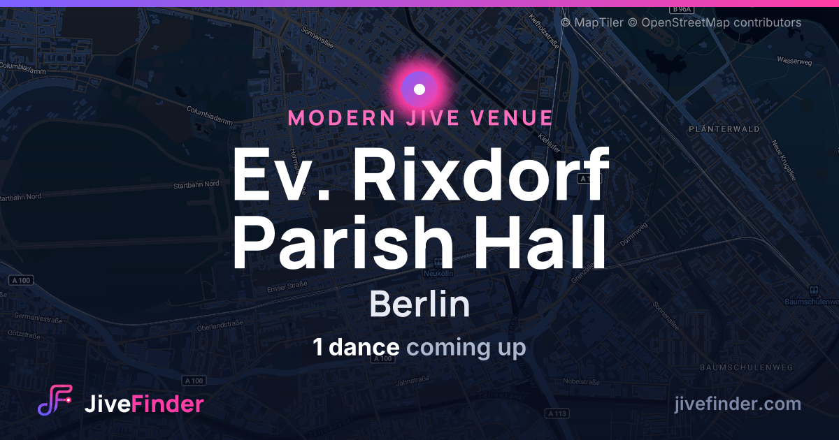 Modern Jive venue at Berlin, Ev. Rixdorf Parish Hall — 1 dance coming up