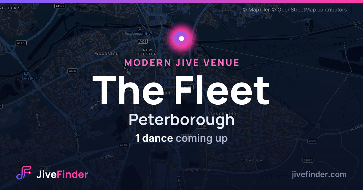 Modern Jive venue at Peterborough, The Fleet — 1 dance coming up