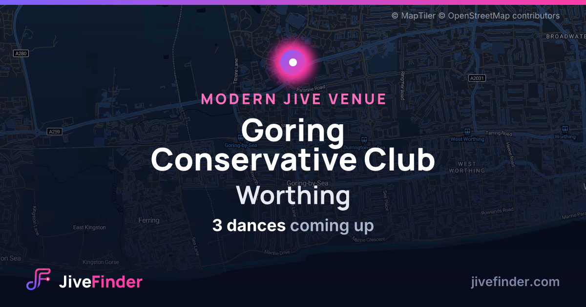 Modern Jive venue at Worthing, Goring Conservative Club — 3 dances coming up