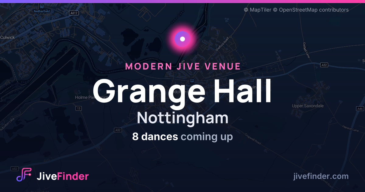 Modern Jive venue at Nottingham, Grange Hall — 8 dances coming up