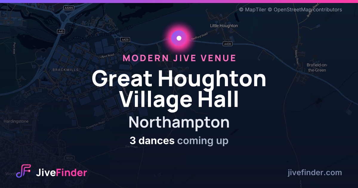Modern Jive venue at Northampton, Great Houghton Village Hall — 3 dances coming up