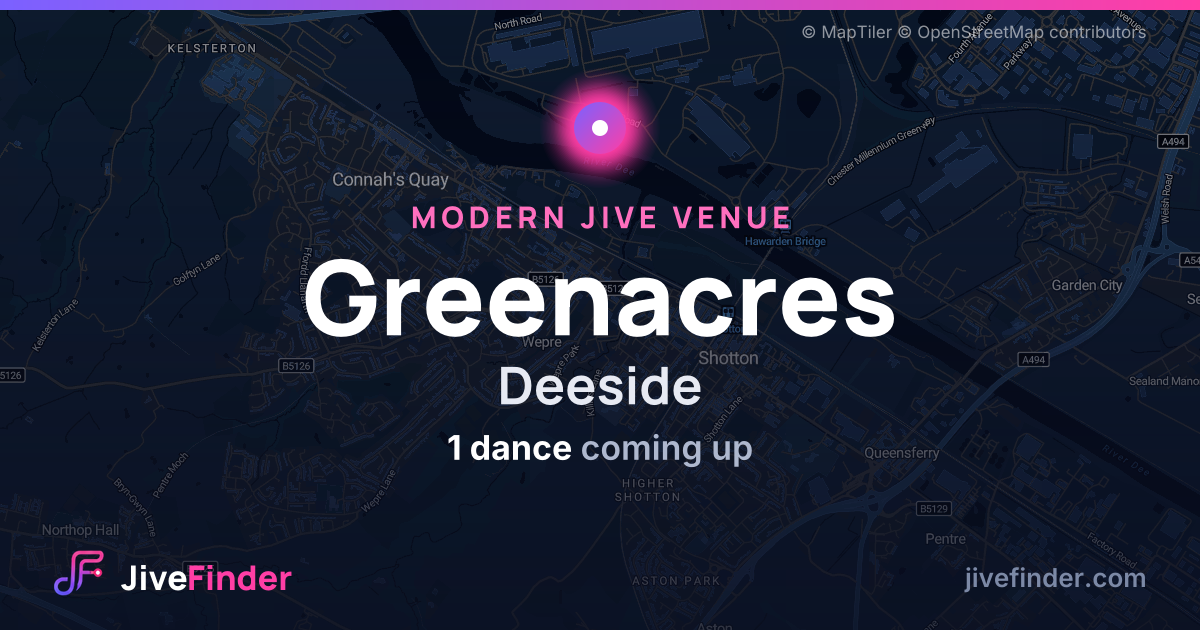Modern Jive venue at Deeside, Greenacres — 1 dance coming up