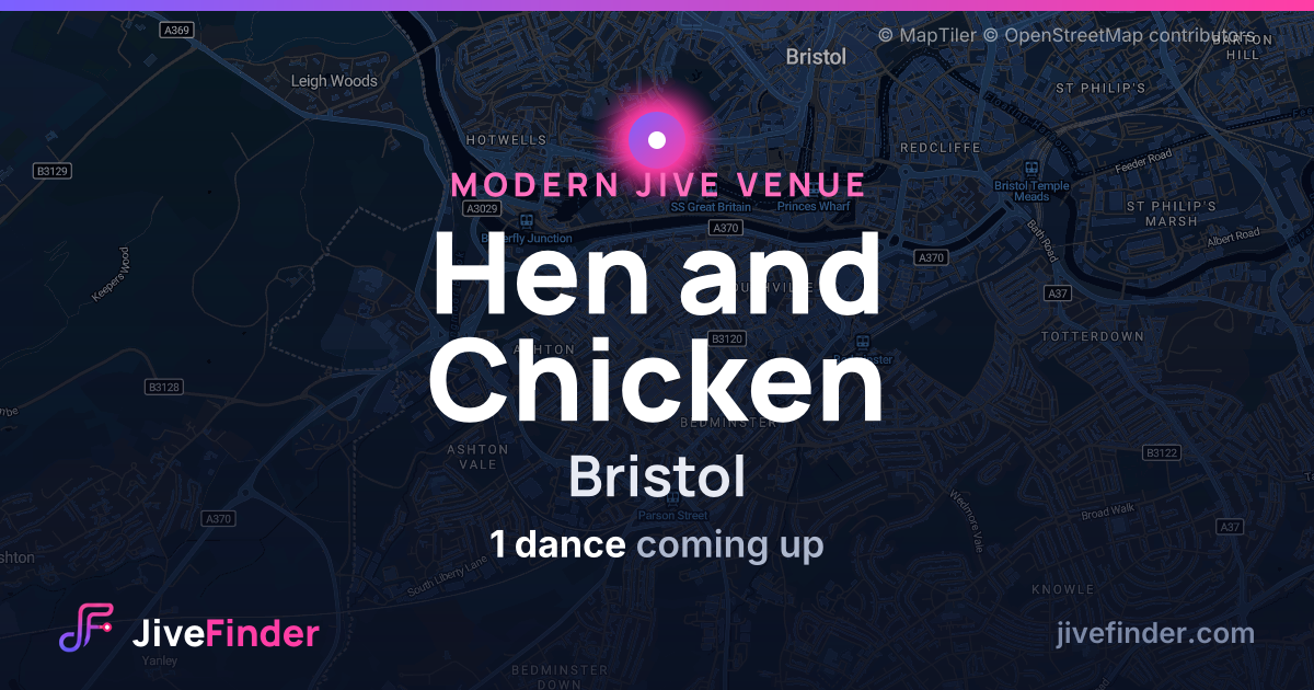 Modern Jive venue at Bristol, Hen and Chicken — 1 dance coming up