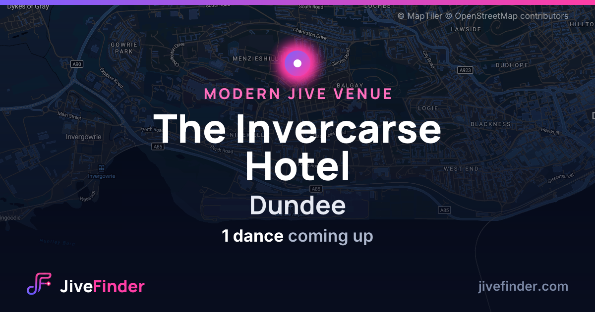 Modern Jive venue at Dundee, The Invercarse Hotel — 1 dance coming up