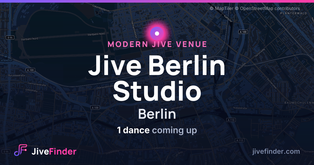 Modern Jive venue at Berlin, Jive Berlin Studio — 1 dance coming up