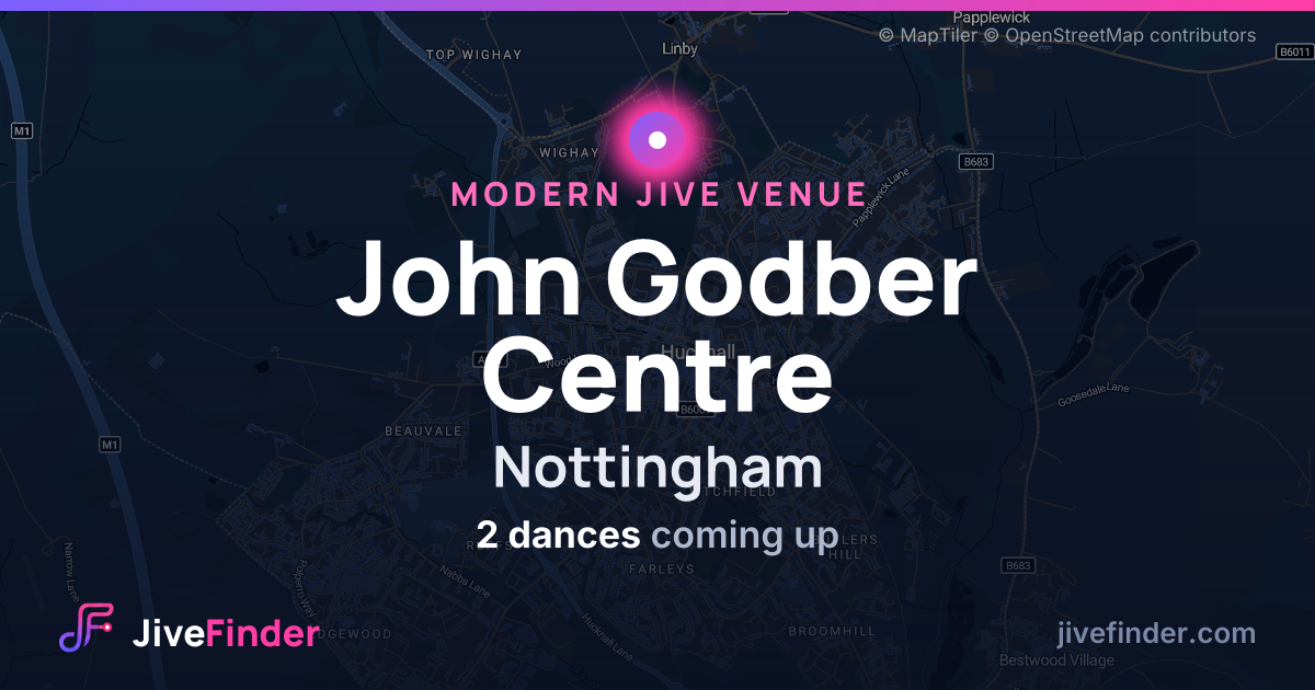 Modern Jive venue at Nottingham, John Godber Centre — 2 dances coming up