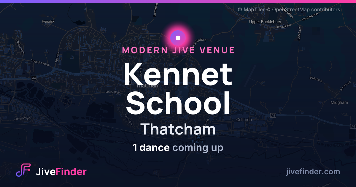 Modern Jive venue at Thatcham, Kennet School — 1 dance coming up