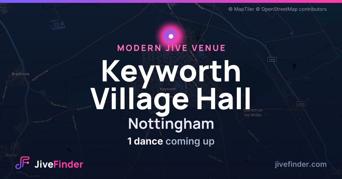 Modern Jive venue at Nottingham, Keyworth Village Hall — 1 dance coming up