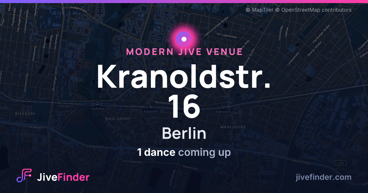Modern Jive venue at Berlin, Kranoldstr. 16 — 1 dance coming up