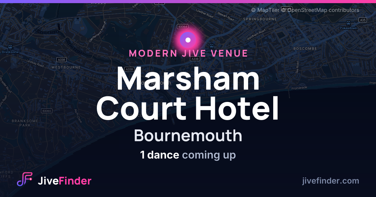 Modern Jive venue at Bournemouth, Marsham Court Hotel — 1 dance coming up