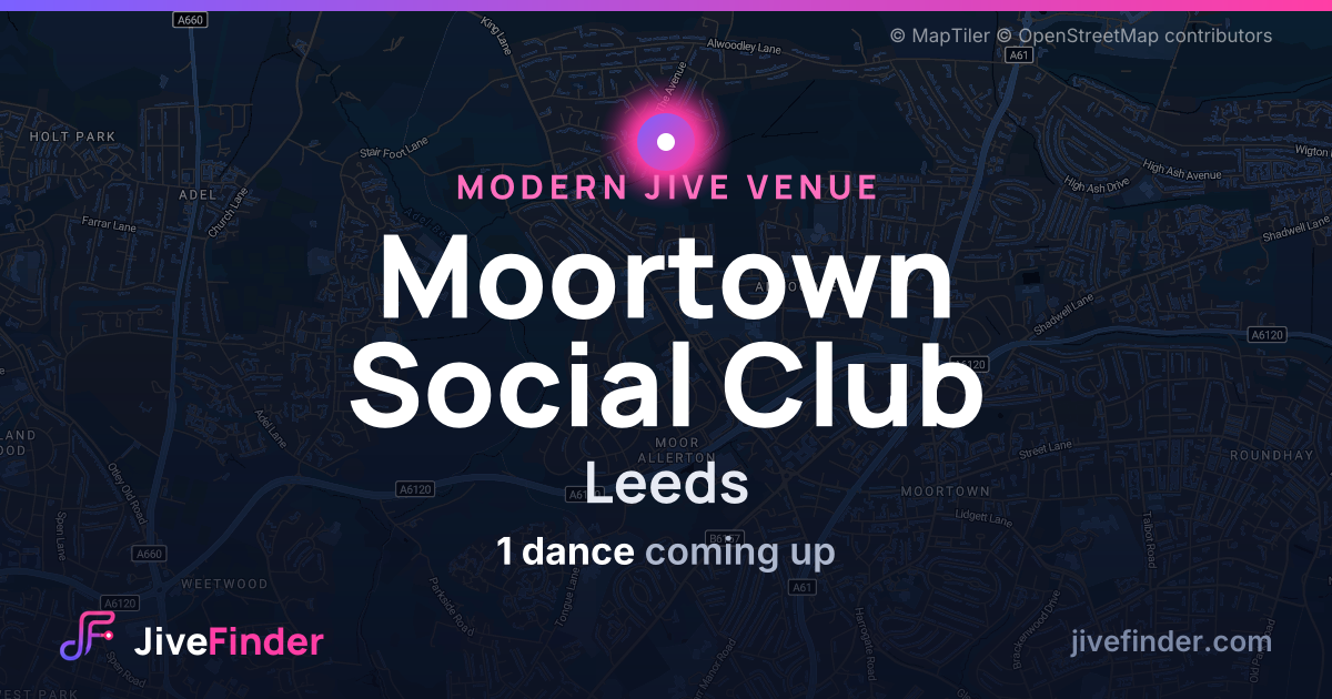 Modern Jive venue at Leeds, Moortown Social Club — 1 dance coming up