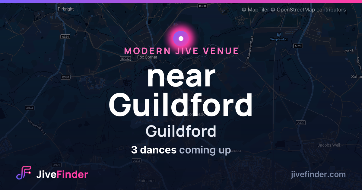 Modern Jive venue at Guildford, near Guildford — 3 dances coming up