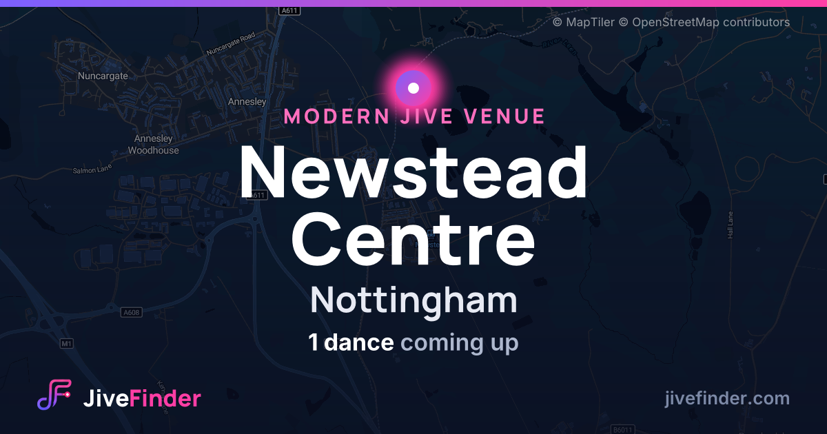 Modern Jive venue at Nottingham, Newstead Centre — 1 dance coming up