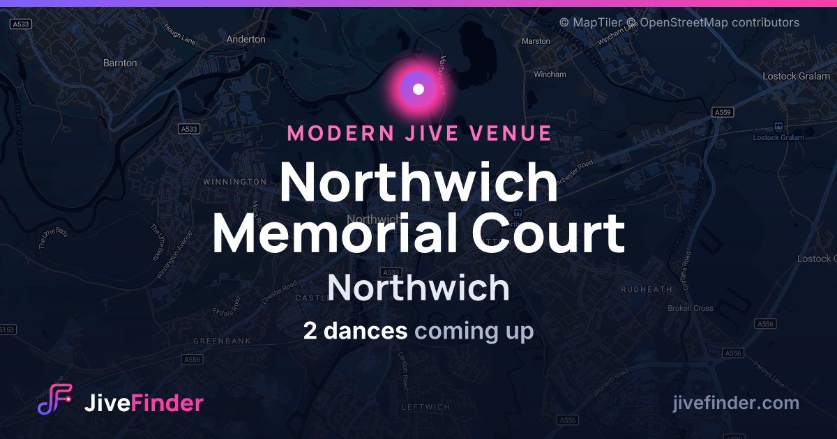 Modern Jive venue at Northwich, Northwich Memorial Court — 2 dances coming up