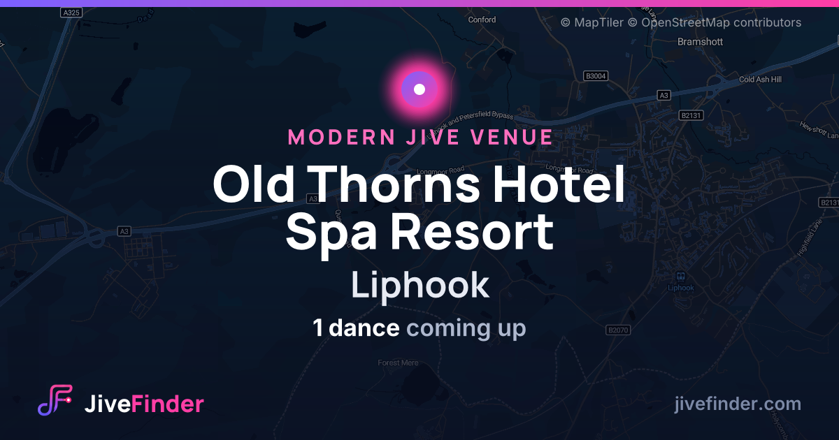 Modern Jive venue at Liphook, Old Thorns Hotel Spa Resort — 1 dance coming up