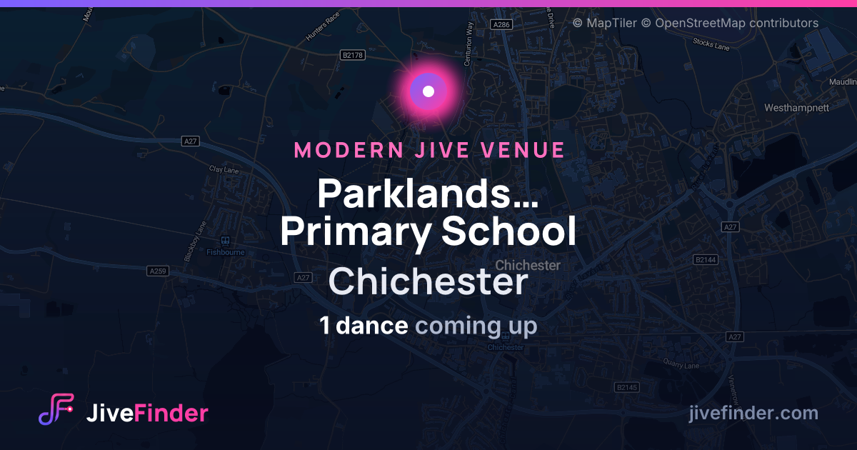 Modern Jive venue at Chichester, Parklands Community Primary School — 1 dance coming up