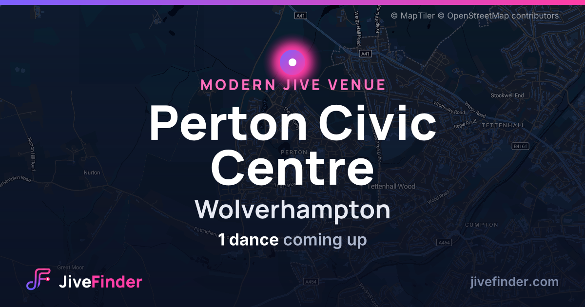 Modern Jive venue at Wolverhampton, Perton Civic Centre — 1 dance coming up