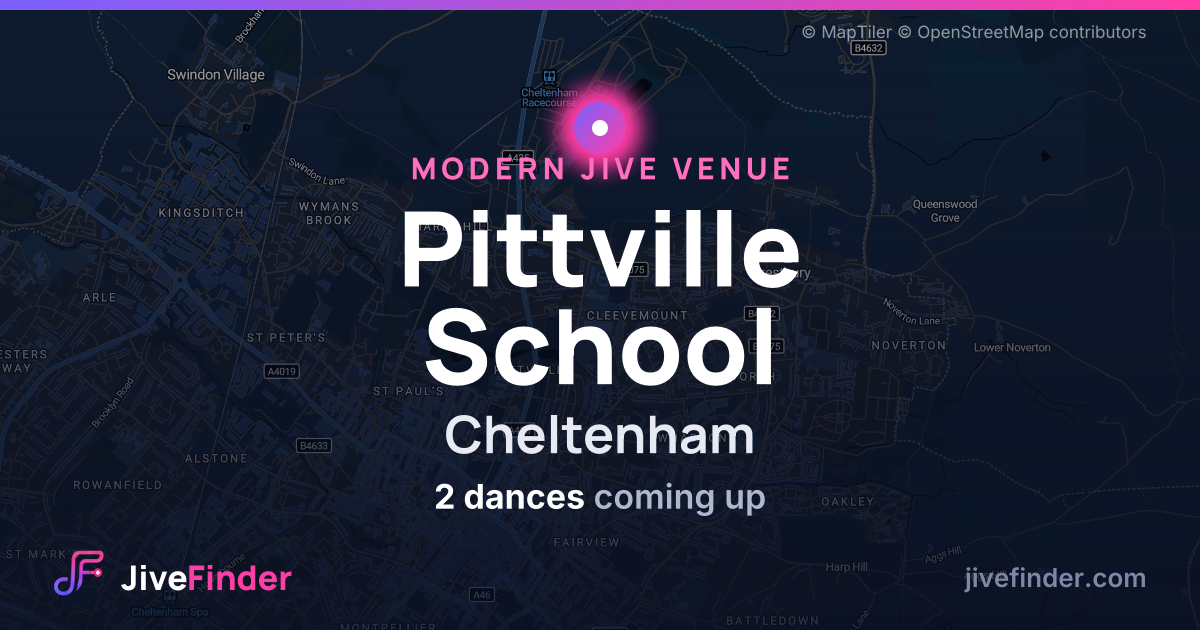Modern Jive venue at Cheltenham, Pittville School — 2 dances coming up