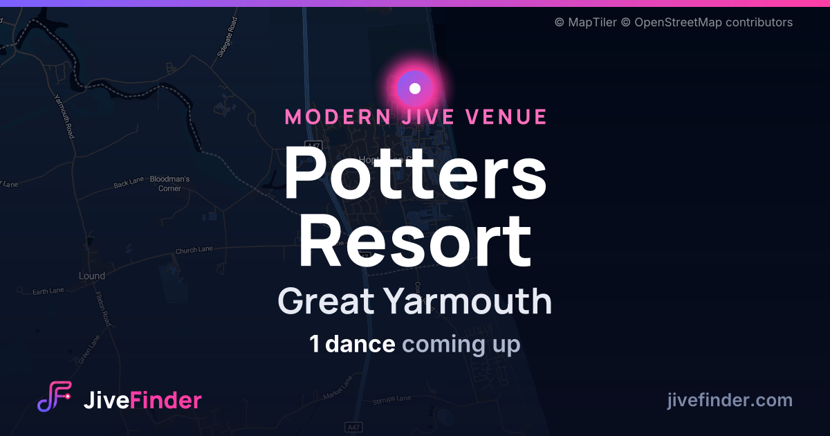 Modern Jive venue at Great Yarmouth, Potters Resort — 1 dance coming up