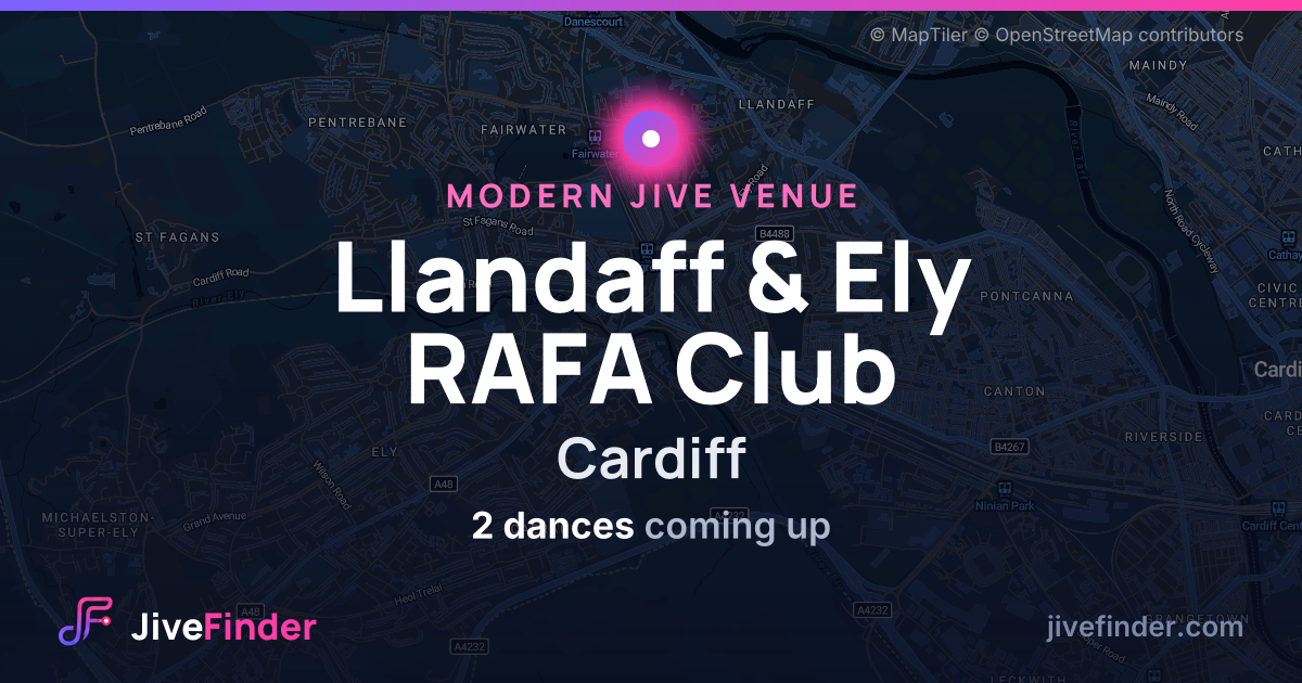 Modern Jive venue at Cardiff, Llandaff & Ely RAFA Club — 2 dances coming up