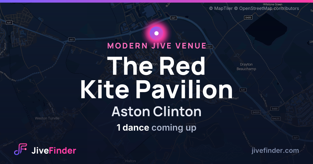 Modern Jive venue at Aston Clinton, The Red Kite Pavilion — 1 dance coming up