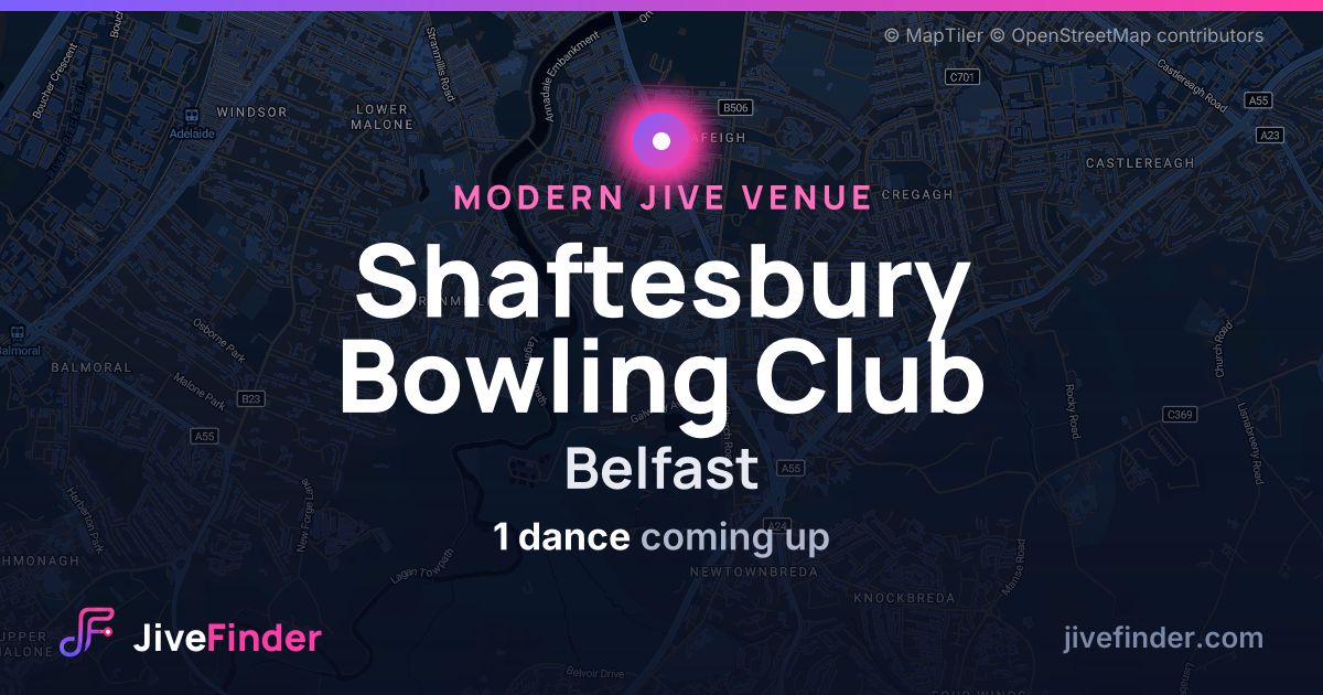 Modern Jive venue at Belfast, Shaftesbury Bowling Club — 1 dance coming up