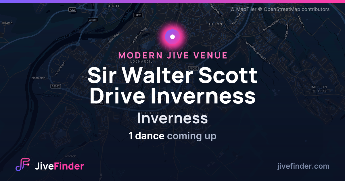 Modern Jive venue at Inverness, Sir Walter Scott Drive Inverness — 1 dance coming up