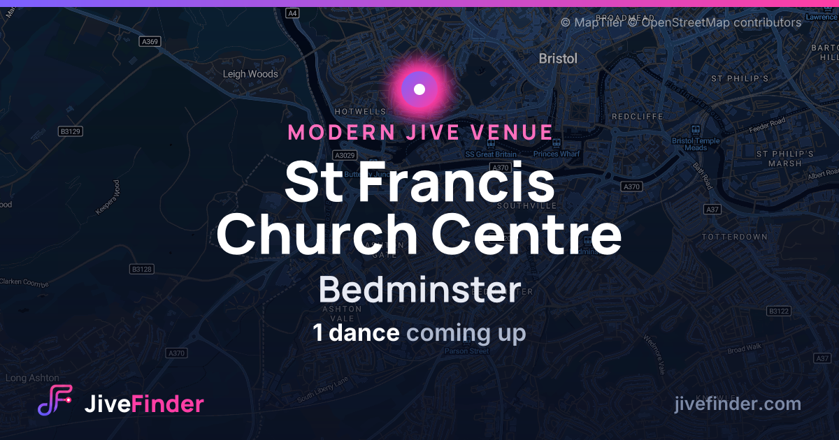 Modern Jive venue at Bedminster, St Francis Church Centre — 1 dance coming up