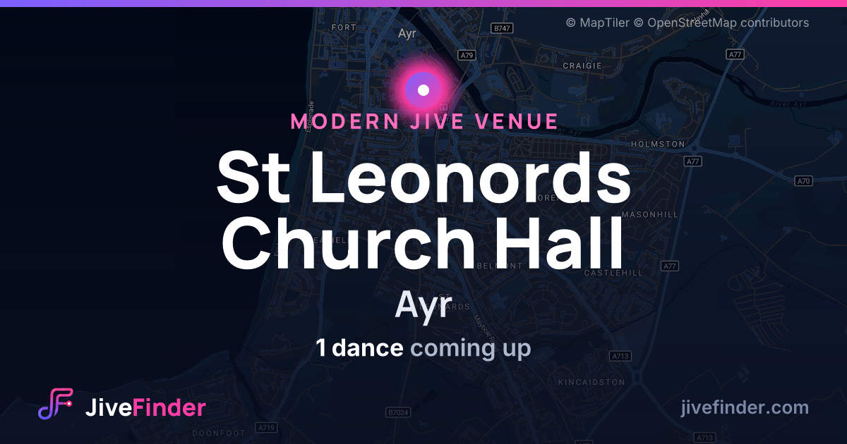 Modern Jive venue at Ayr, St Leonords Church Hall — 1 dance coming up
