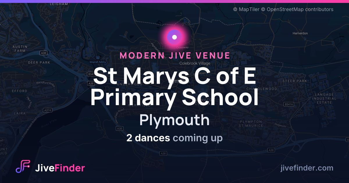 Modern Jive venue at Plymouth, St Marys C of E Primary School — 2 dances coming up