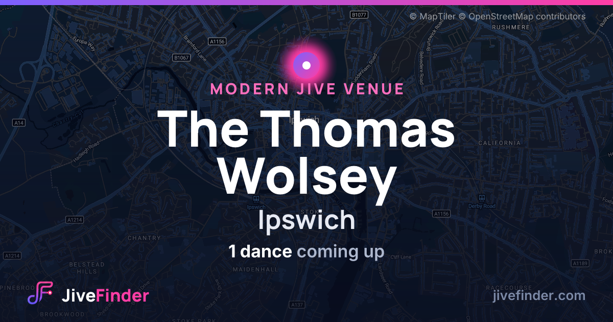 Modern Jive venue at Ipswich, The Thomas Wolsey — 1 dance coming up