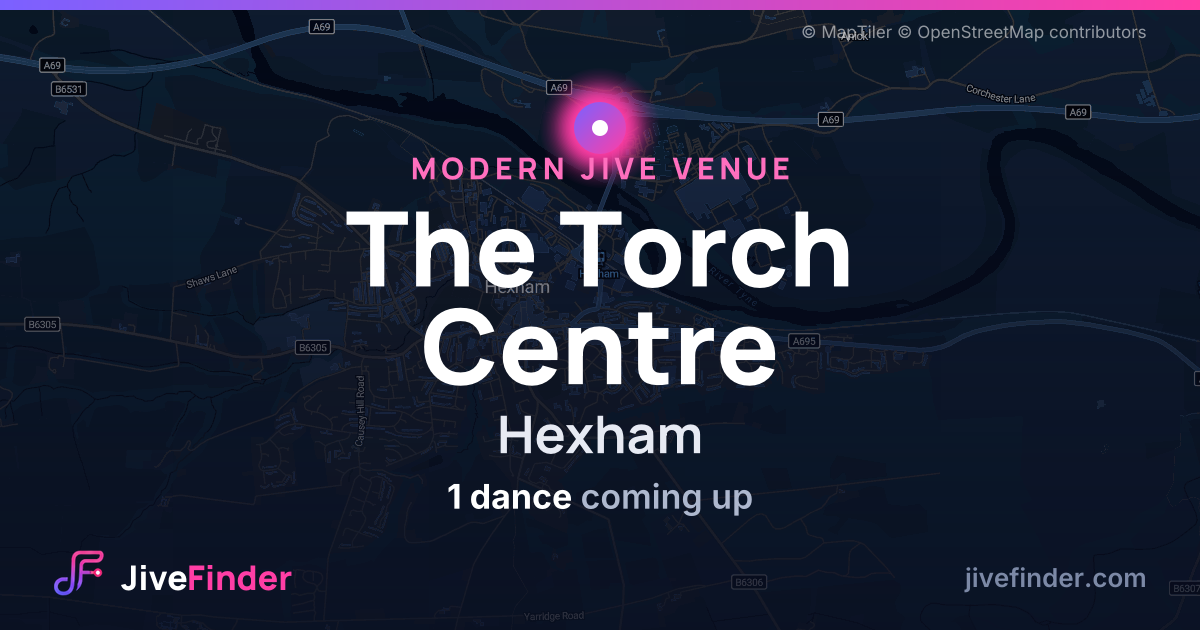 Modern Jive venue at Hexham, The Torch Centre — 1 dance coming up