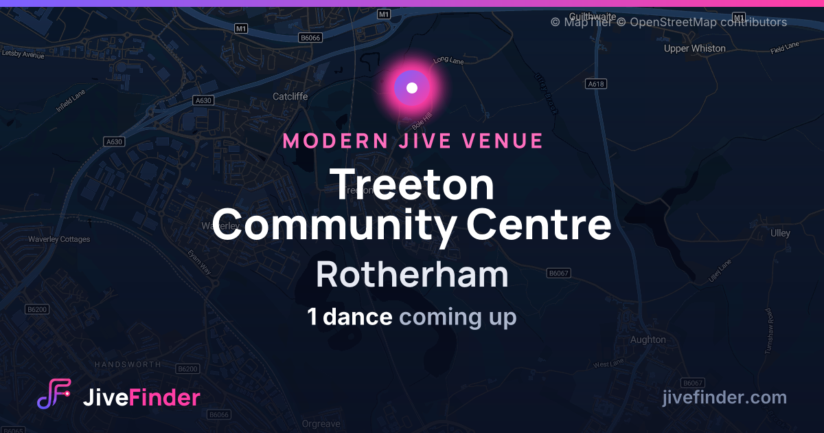 Modern Jive venue at Rotherham, Treeton Community Centre — 1 dance coming up