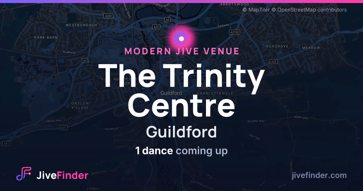 Modern Jive venue at Guildford, The Trinity Centre — 1 dance coming up