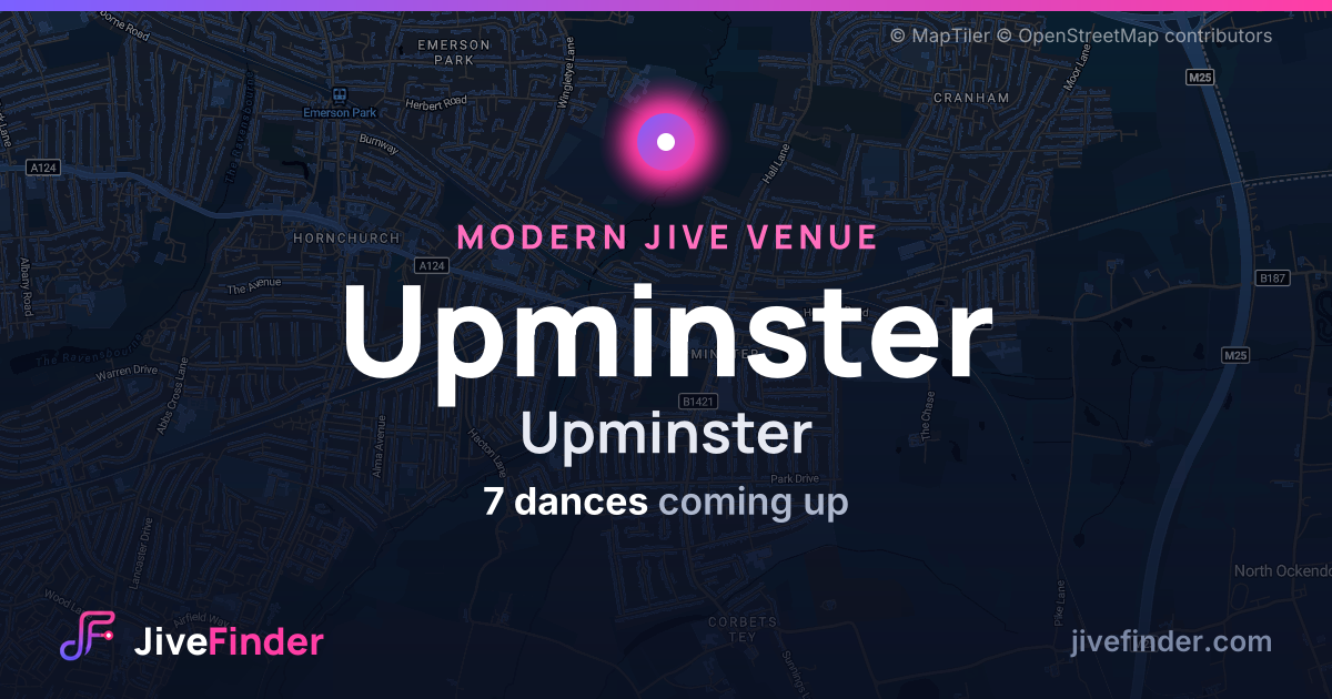Modern Jive venue at Upminster, Upminster — 7 dances coming up