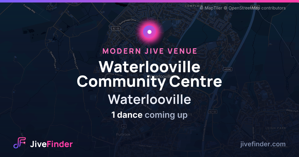 Modern Jive venue at Waterlooville, Waterlooville Community Centre — 1 dance coming up