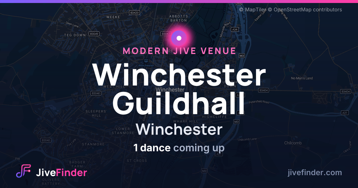 Modern Jive venue at Winchester, Winchester Guildhall — 1 dance coming up