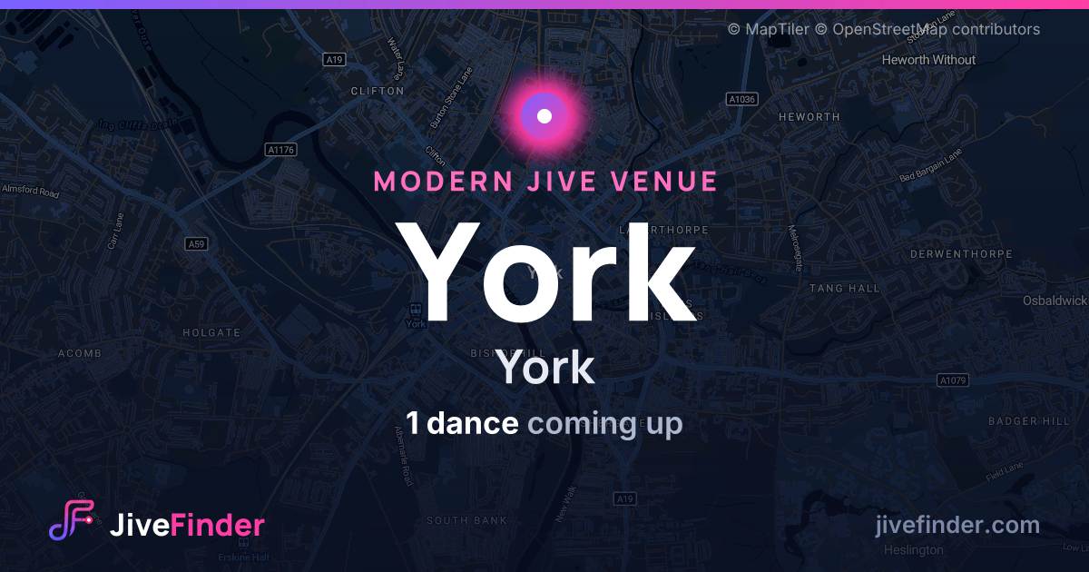 Modern Jive venue at York, York — 1 dance coming up